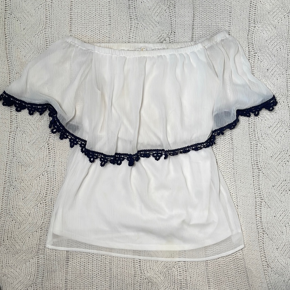 Off-shoulder shirt- Charming Charlie